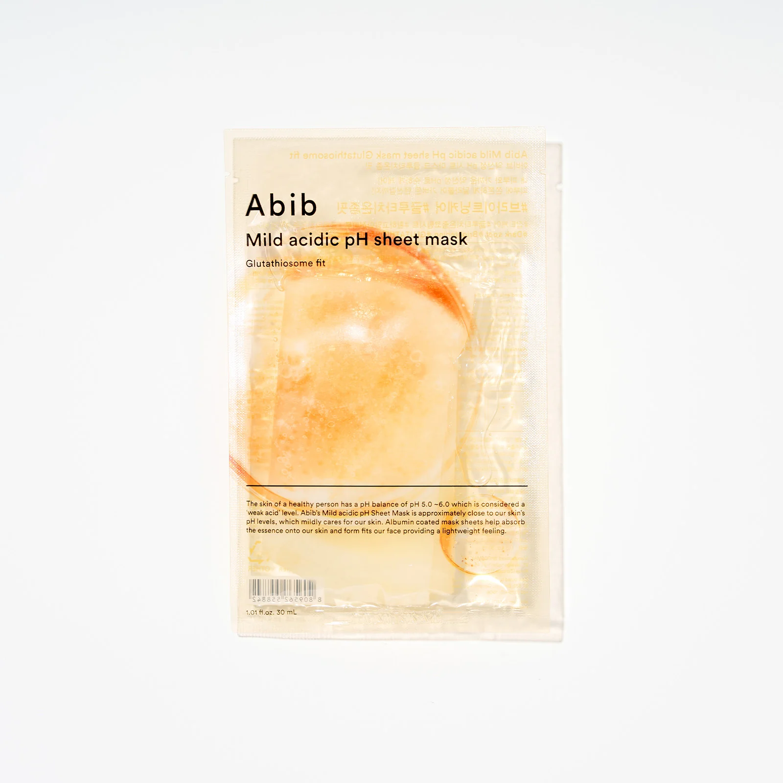 Abib - Mild Acidic PH Sheet Mask Glutathiosome Fit