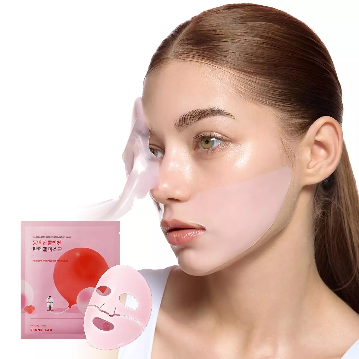 Round Lab - Camellia Deep Collagen Firming Gel Mask - 34g