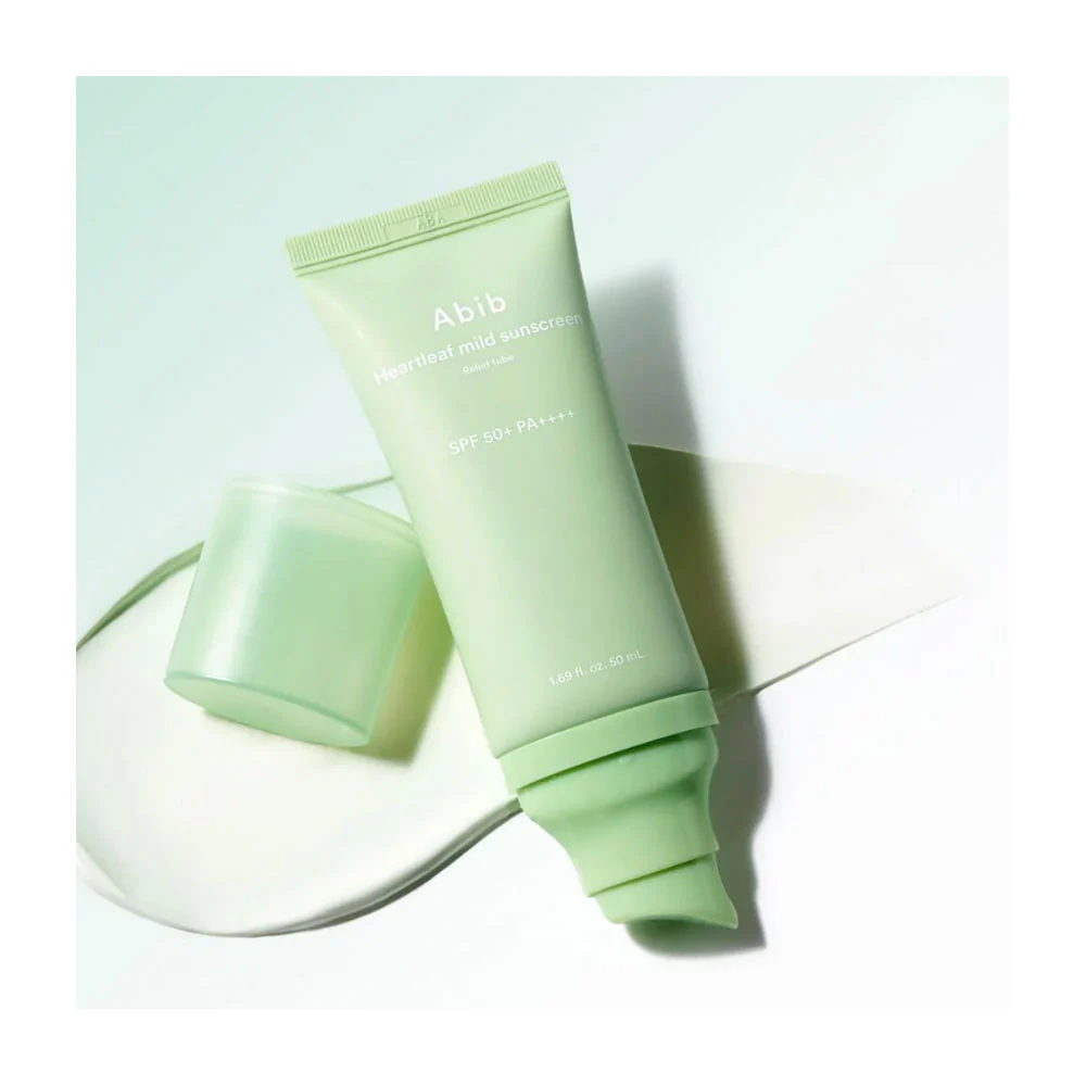 Abib - Heartleaf Mild Sunscreen Relief Tube SPF 50+ PA++++ 50ml
