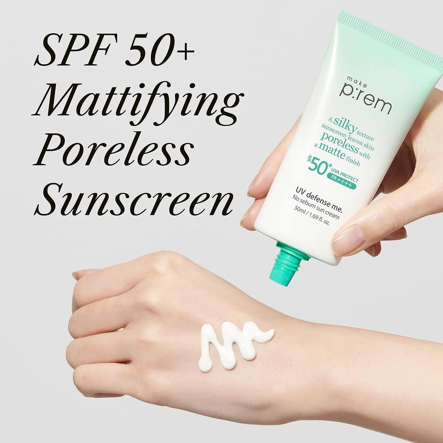 Make Prem - UV defense me No Sebum Sun cream 50ml