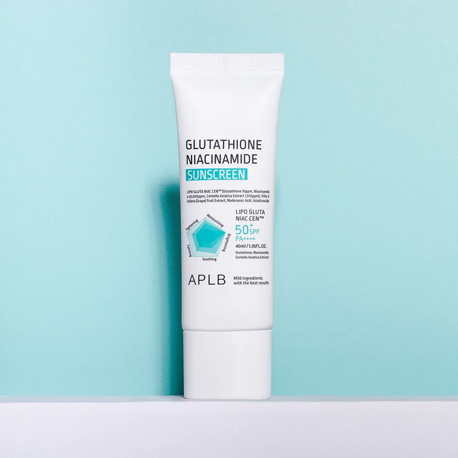 Aplb - Glutathione Niacinamide Sunscreen SPF50+ PA++++ 40ml