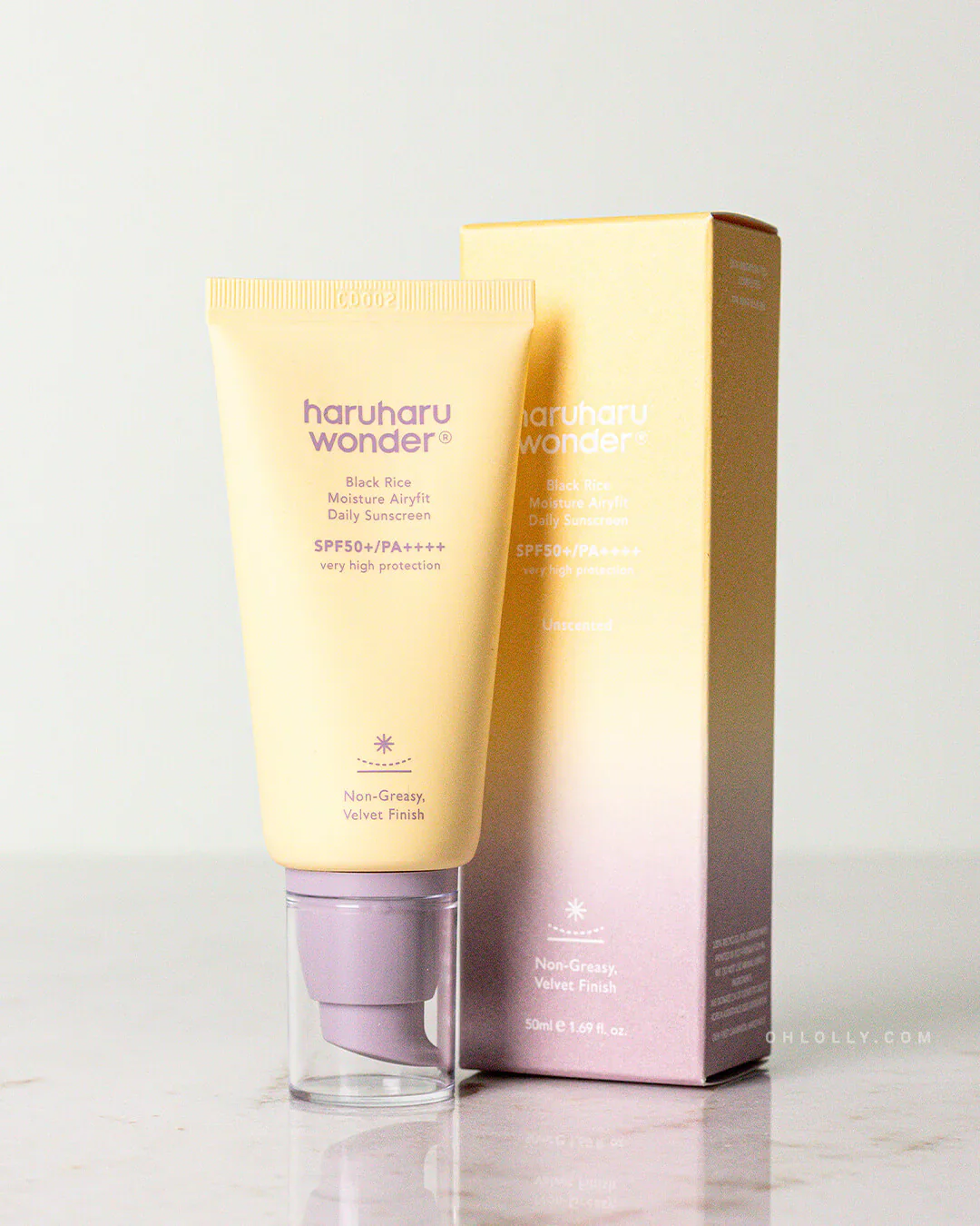 Haruharu Wonder - Black Rice Moisture Airyfit Daily Sunscreen SPF50+ PA++++ 50ml