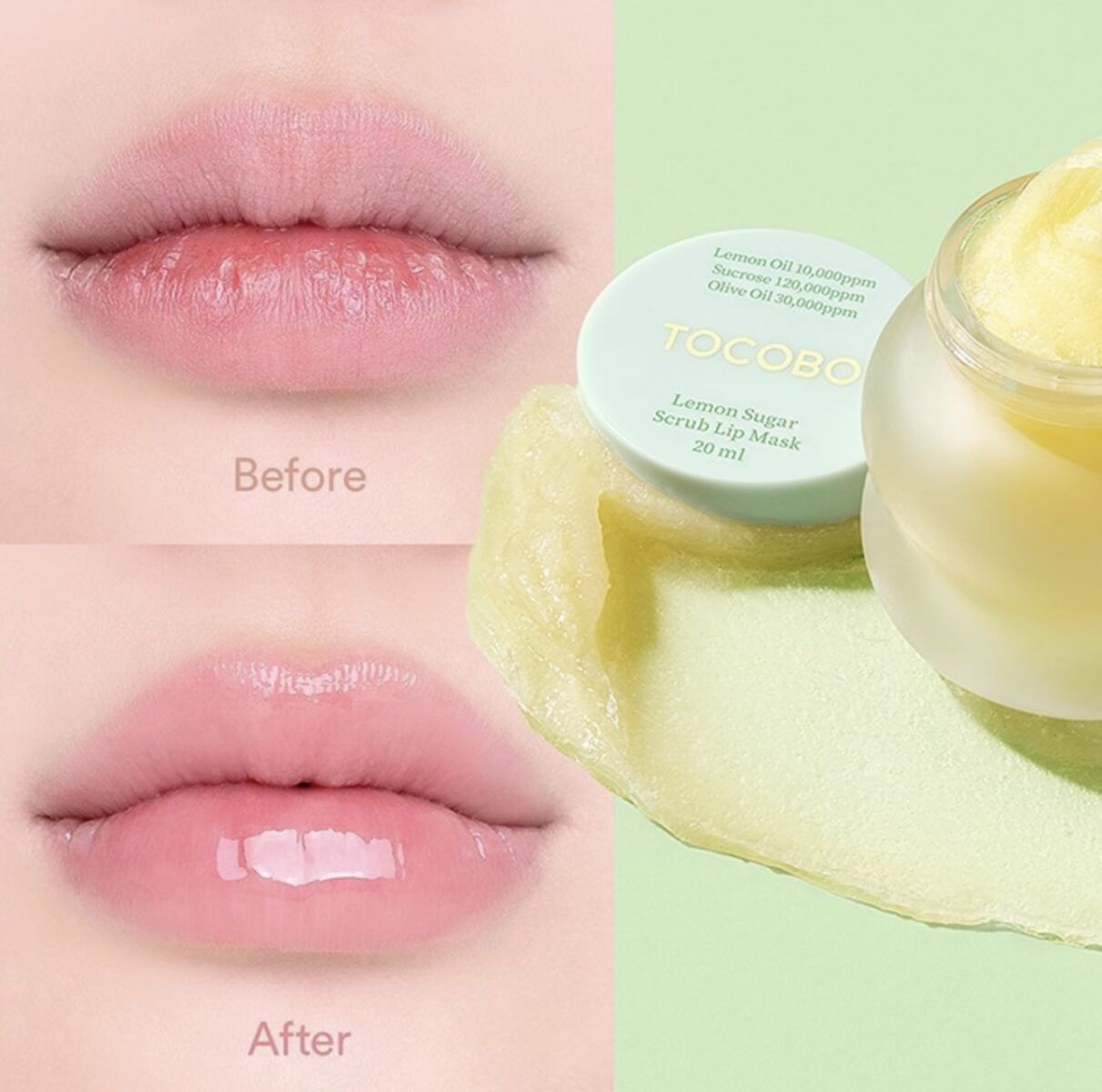 Tocobo - LEMON SUGAR SCRUB LIP MASK 20ml