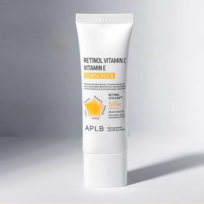 Aplb - Retinol Vitamin C Vitamin E Sunscreen SPF50+ PA++++ 40ml