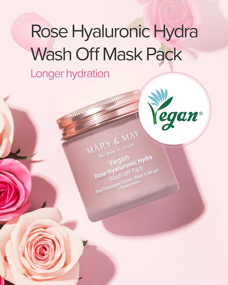 Mary&May - Rose Hyaluronic Hydra Wash off Pack 125g