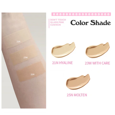 Unleashia - Don't Touch Glass Pink Cushion SPF50+ PA++++ - 15g - 23W With Care 