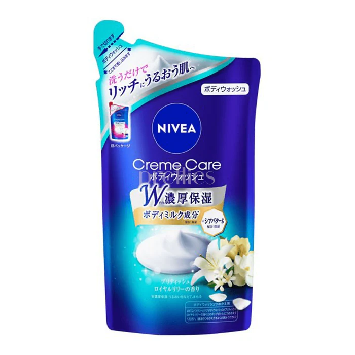Nivea Japan - Cream Care Body Wash British Royal Lily Scent Refill - 360ml 