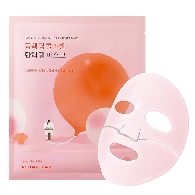 Round Lab - Camellia Deep Collagen Firming Gel Mask - 34g