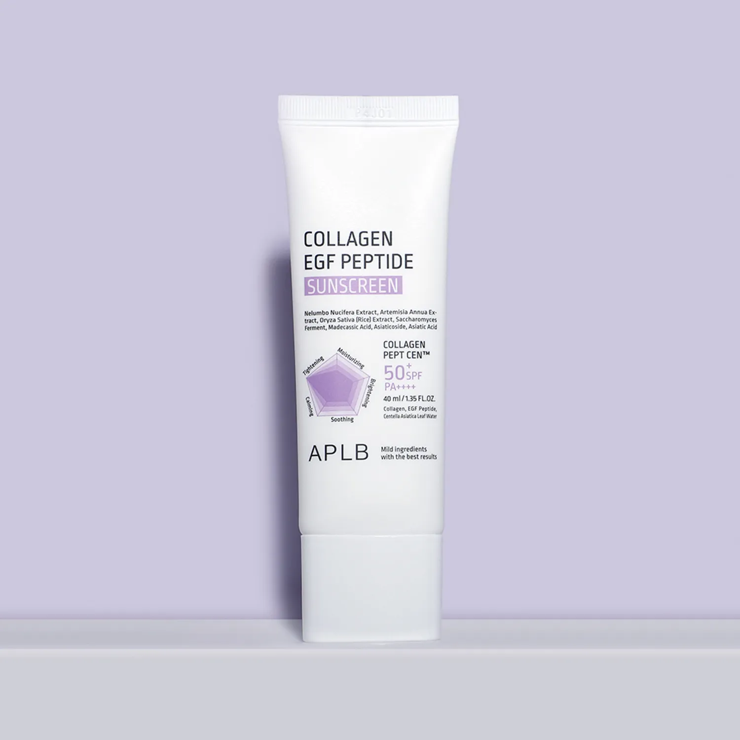 Aplb - Collagen EGF Peptide Sunscreen SPF50+ PA++++ 40ml