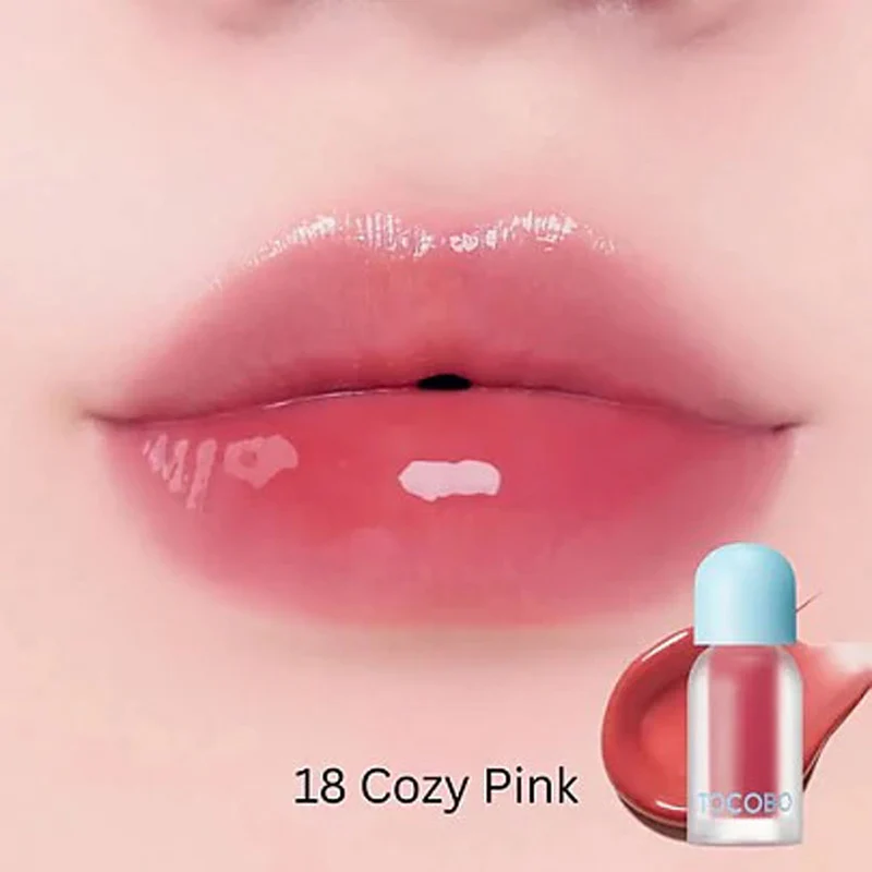 Tocobo - JUICY BERRY PLUMPING LIP OIL 18 COZY PINK