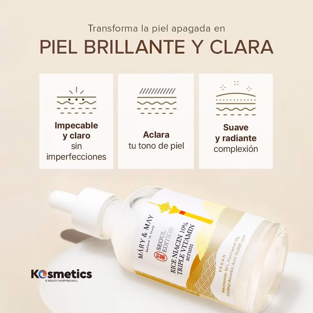 Mary&May - Rice Niacin 10% Triple Vitamin Serum 80ml