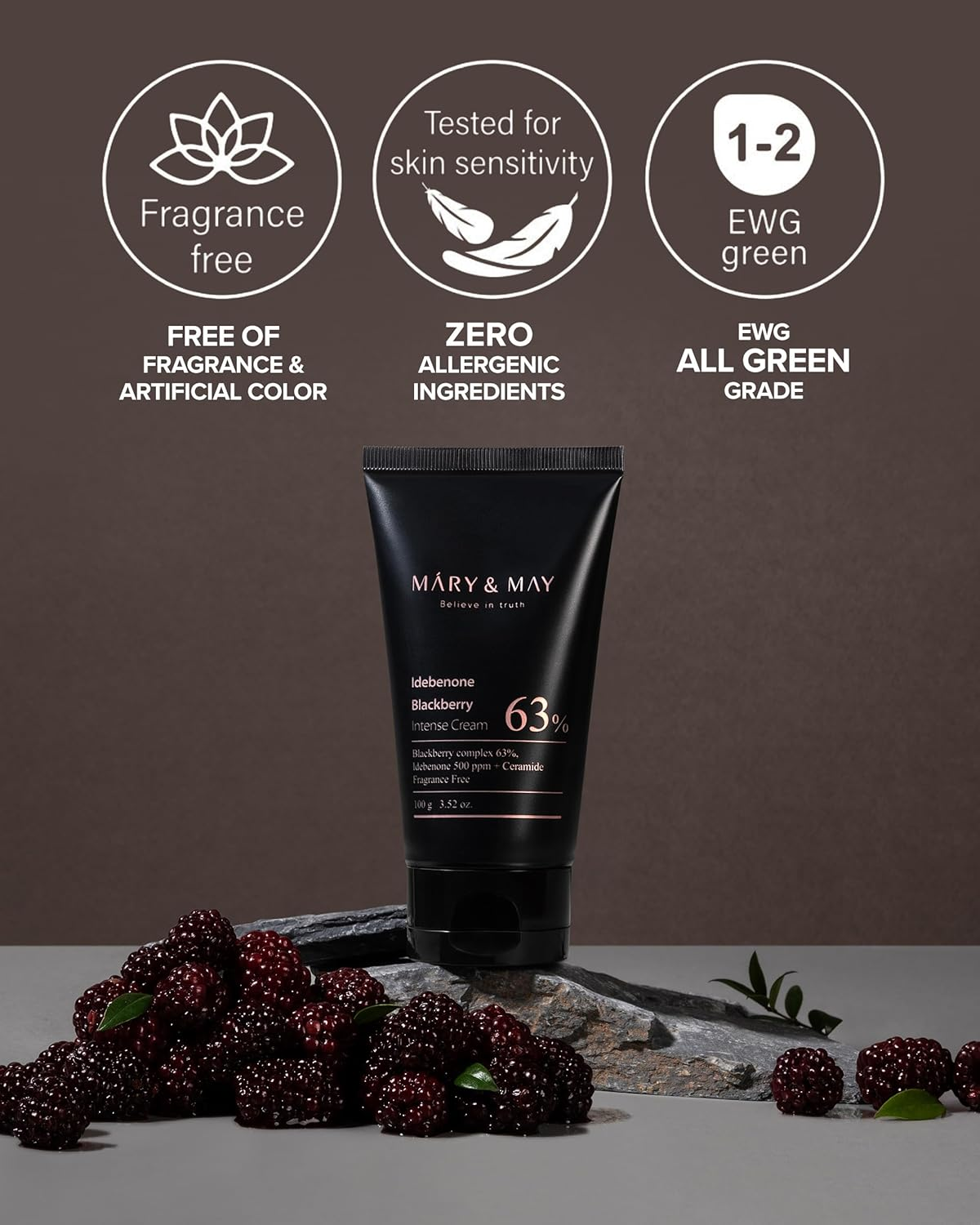 Mary&May - Idebenone Blackberry Intense Cream 100g