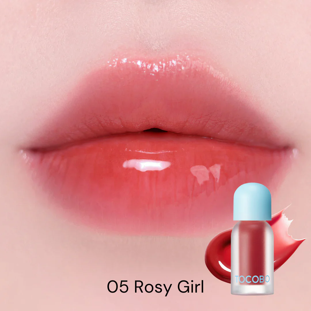 Tocobo - Juicy Berry Plumping Lip Oil Glam Max : 05 Rosy Girl