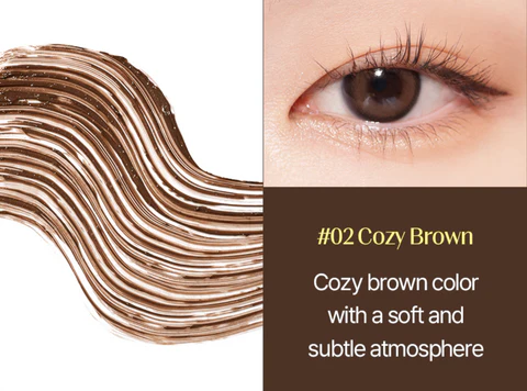 Cosnori - Perfect Setting Waterproof Mascara Long & Curl 7ml / 02 Cozy Brown