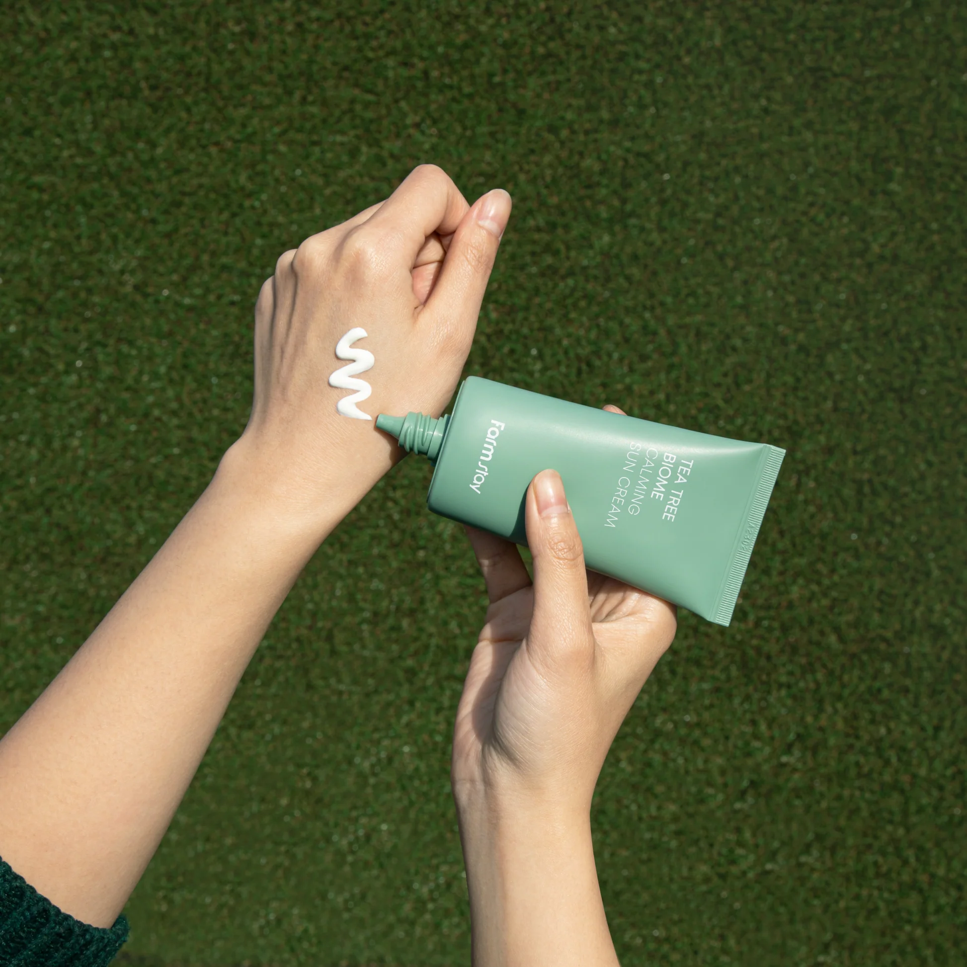 FarmStay - Tea Tree Biome Calming Sun Cream SPF50+ PA++++ - 50g