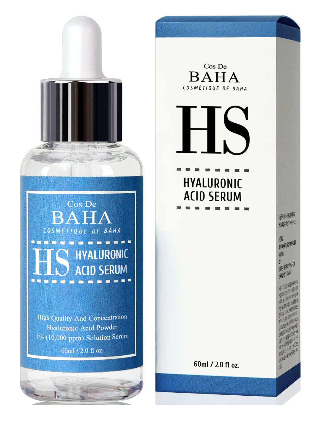 Cos De Baha - Hyaluronic Acid Serum (HS) 60ml