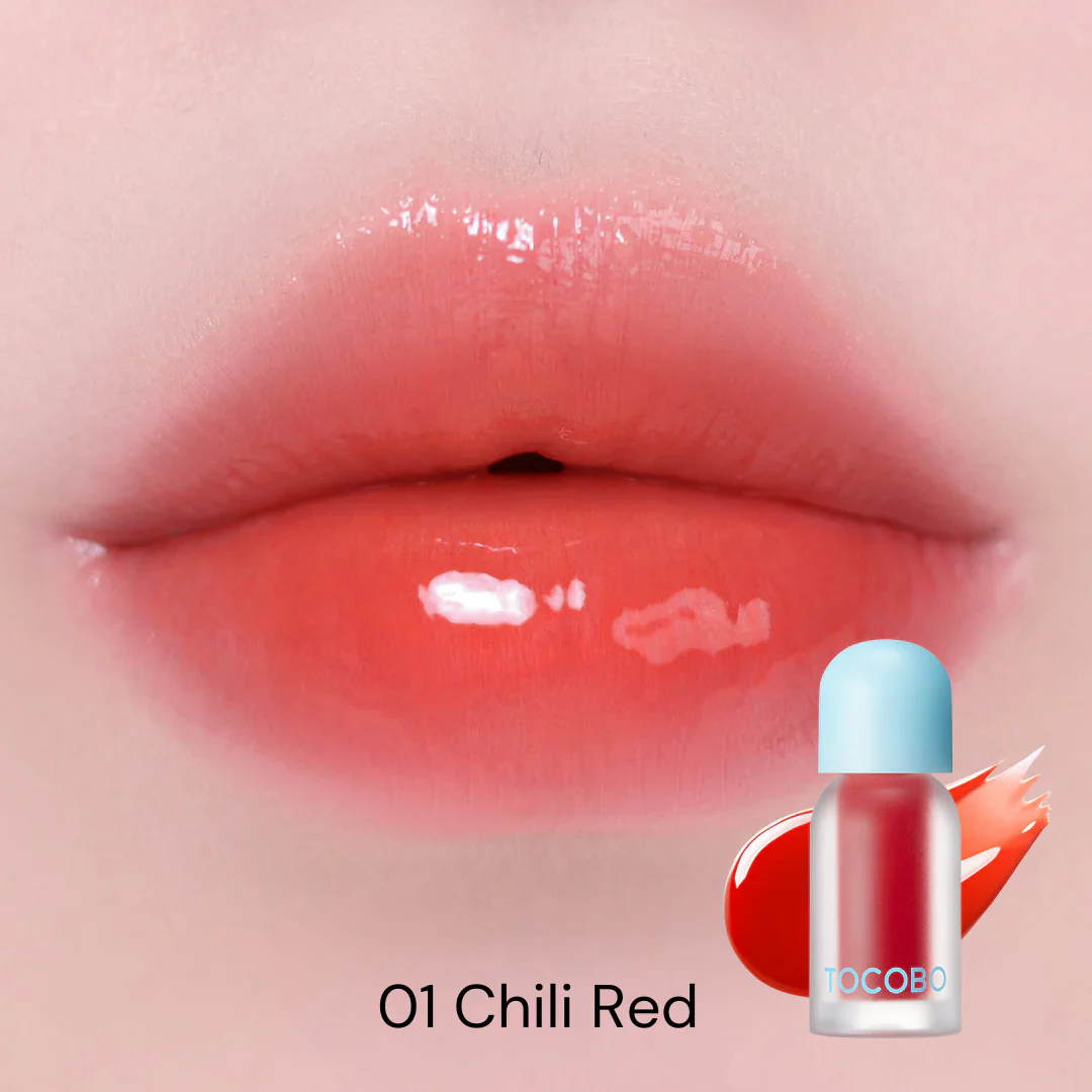 Tocobo - JUICY BERRY PLUMPING LIP OIL 01 Chill Red
