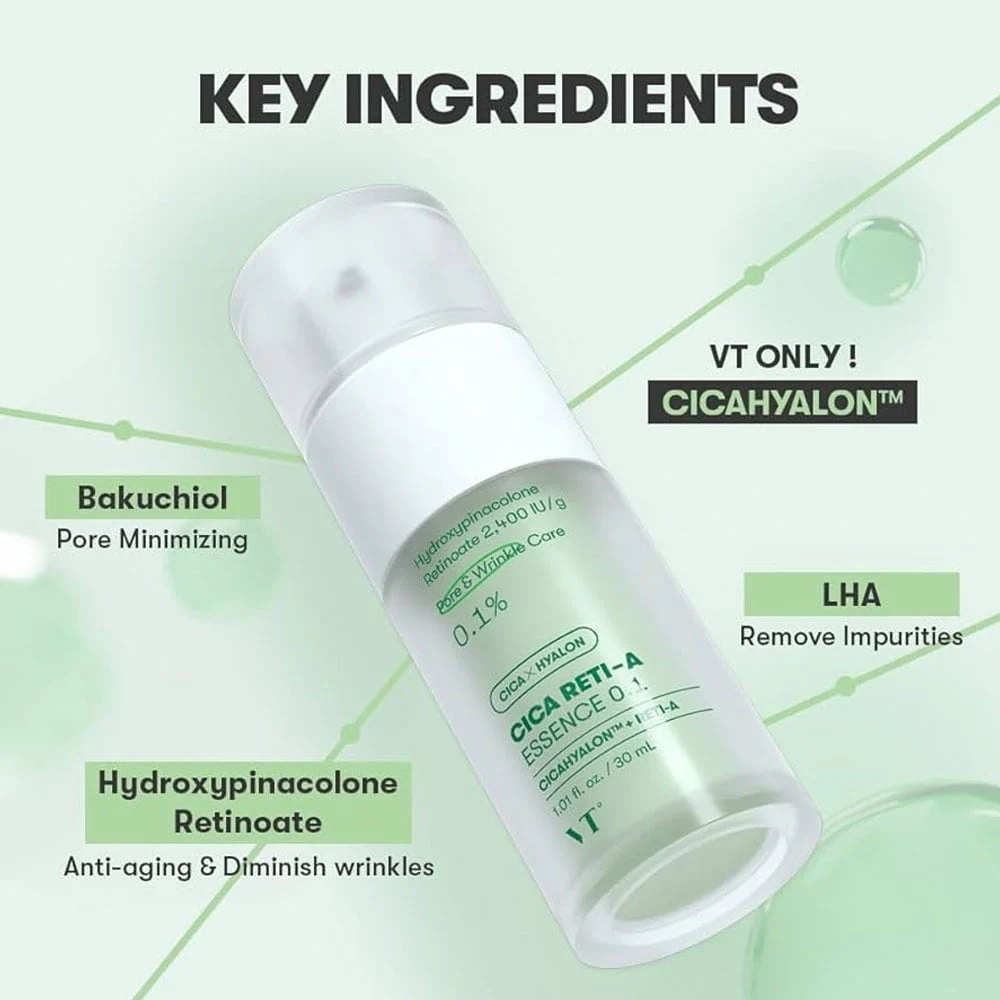 Vt Cosmetics - Cica Reti-A Essence 0.1 30ml