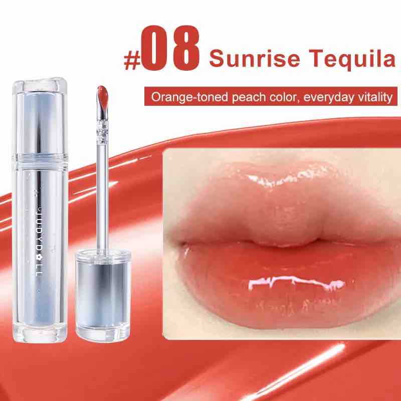 Judydoll - Ice Watery Lip Gloss 2.4g 08 Sunrise Tequila 