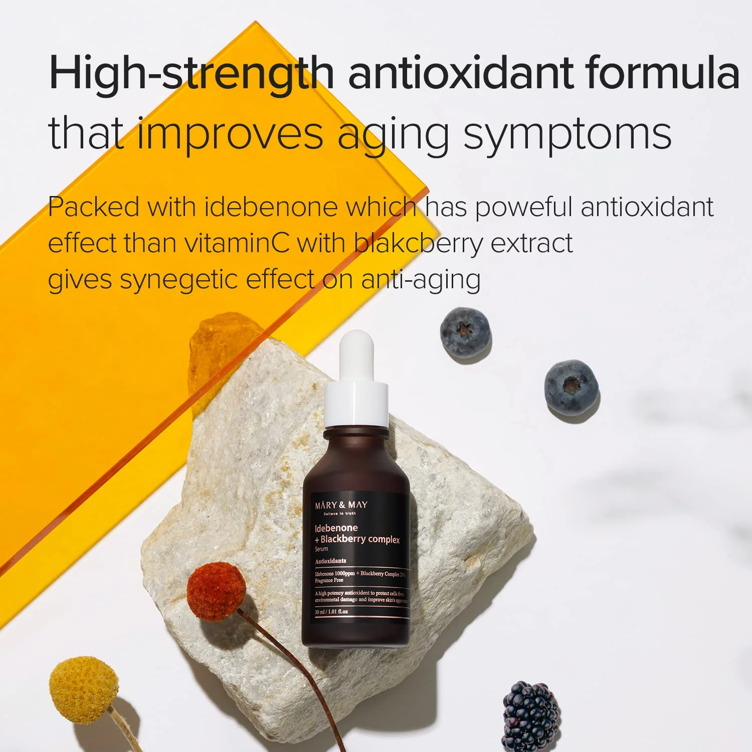 Mary&May - Idebenone + Blackberry Complex Serum - 30ml