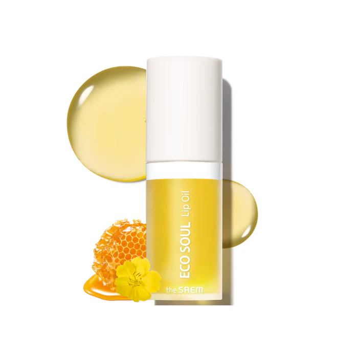 The Saem - Eco Soul Lip Oil - 6ml - 01 Honey