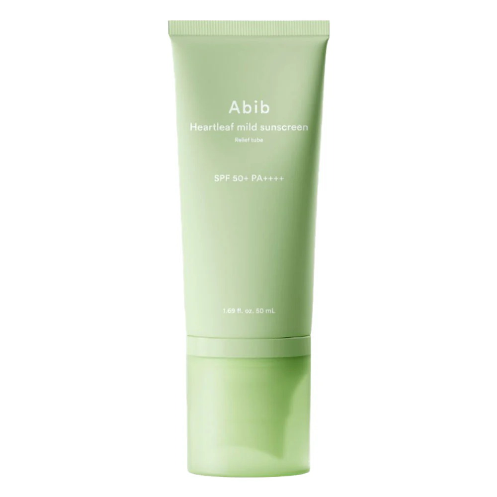 Abib - Heartleaf Mild Sunscreen Relief Tube SPF 50+ PA++++ 50ml