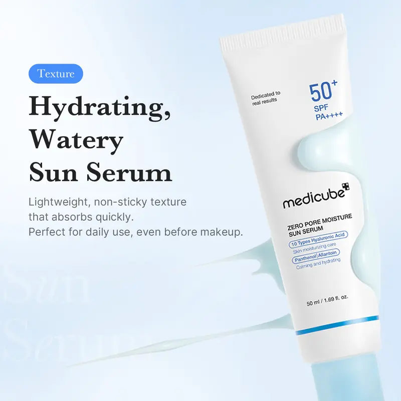 Medicube - Zero Pore Moisture Sun Serum SPF50+ PA++++ 50 ml