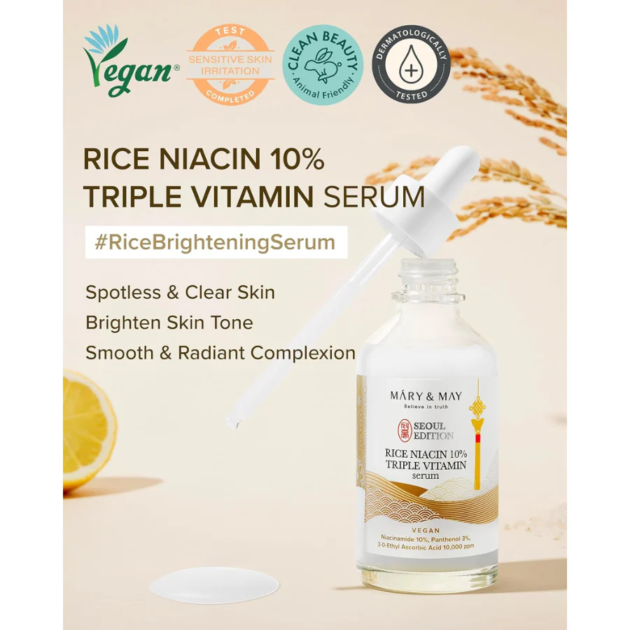 Mary&May - Rice Niacin 10% Triple Vitamin Serum 80ml