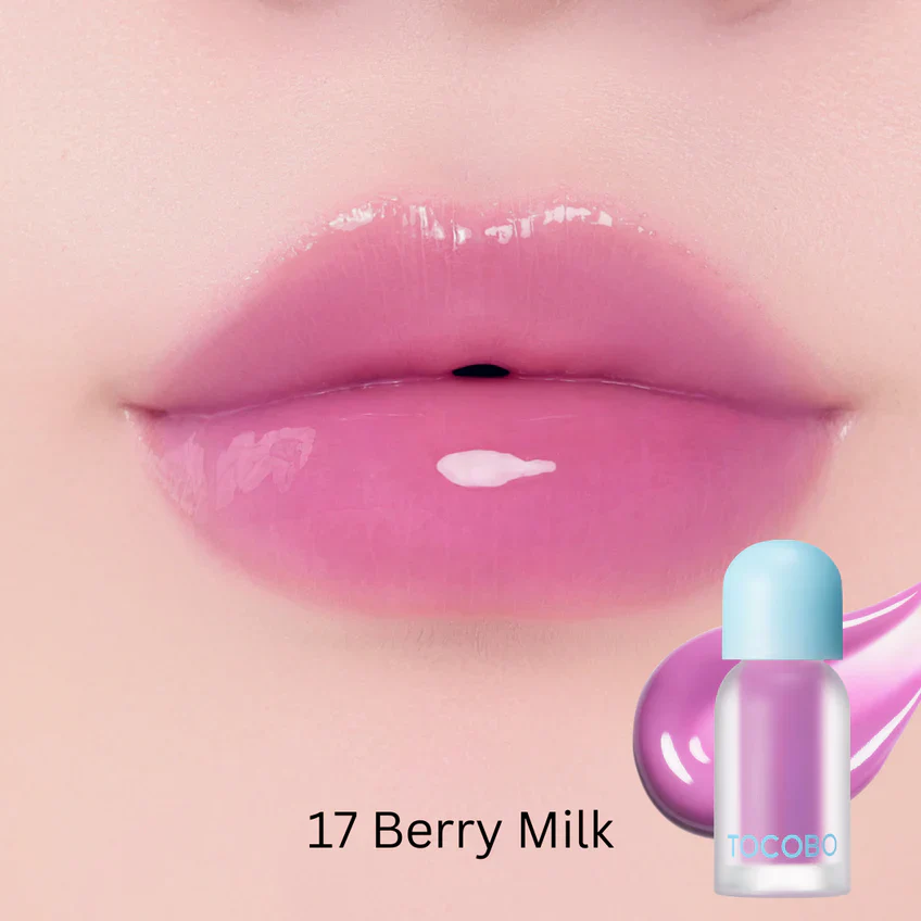 Tocobo - JUICY BERRY PLUMPING LIP OIL 17 BERRY MILK