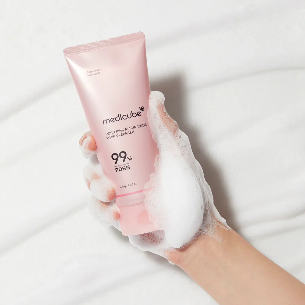 Medicube - PDRN Pink Niacinamide Whip Cleanser 120g