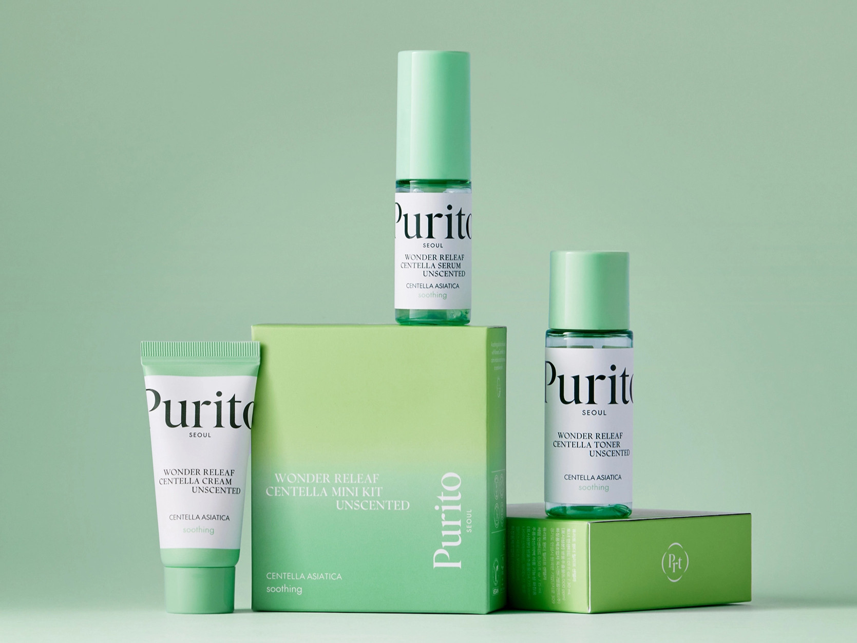 Purito Seoul - Wonder Releaf Centella Mini Kit Unscented