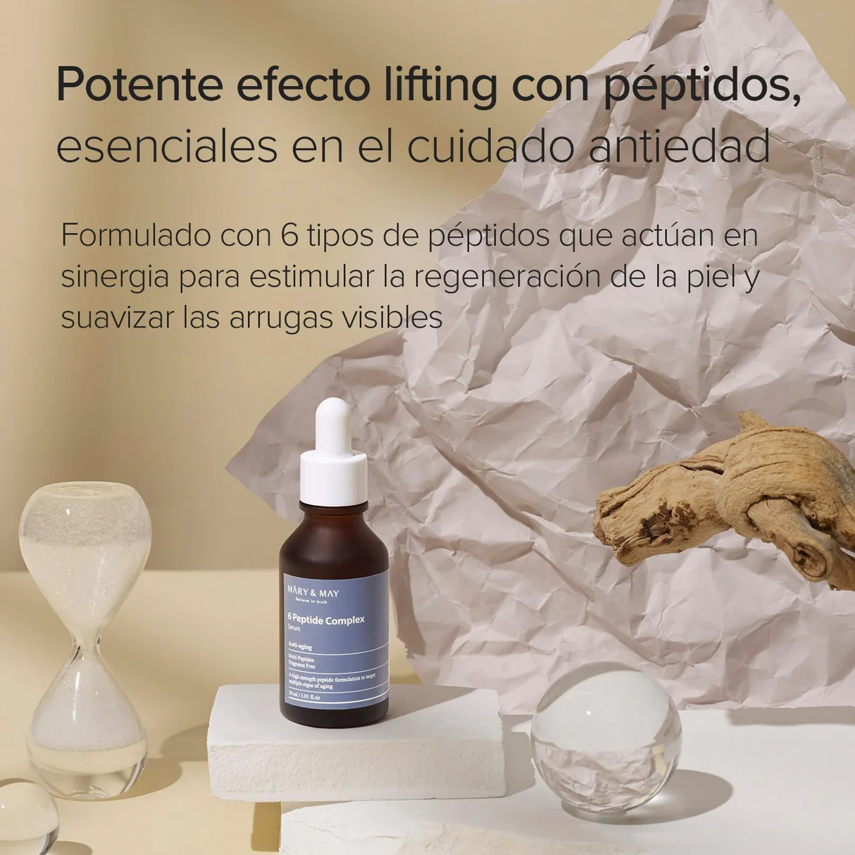 Mary&May - 6 Peptide Complex Serum - 30ml