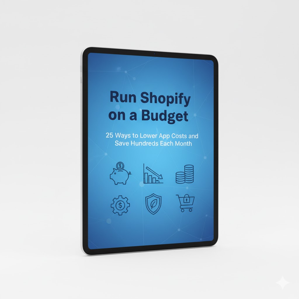 Run Shopify on a Budget eBook