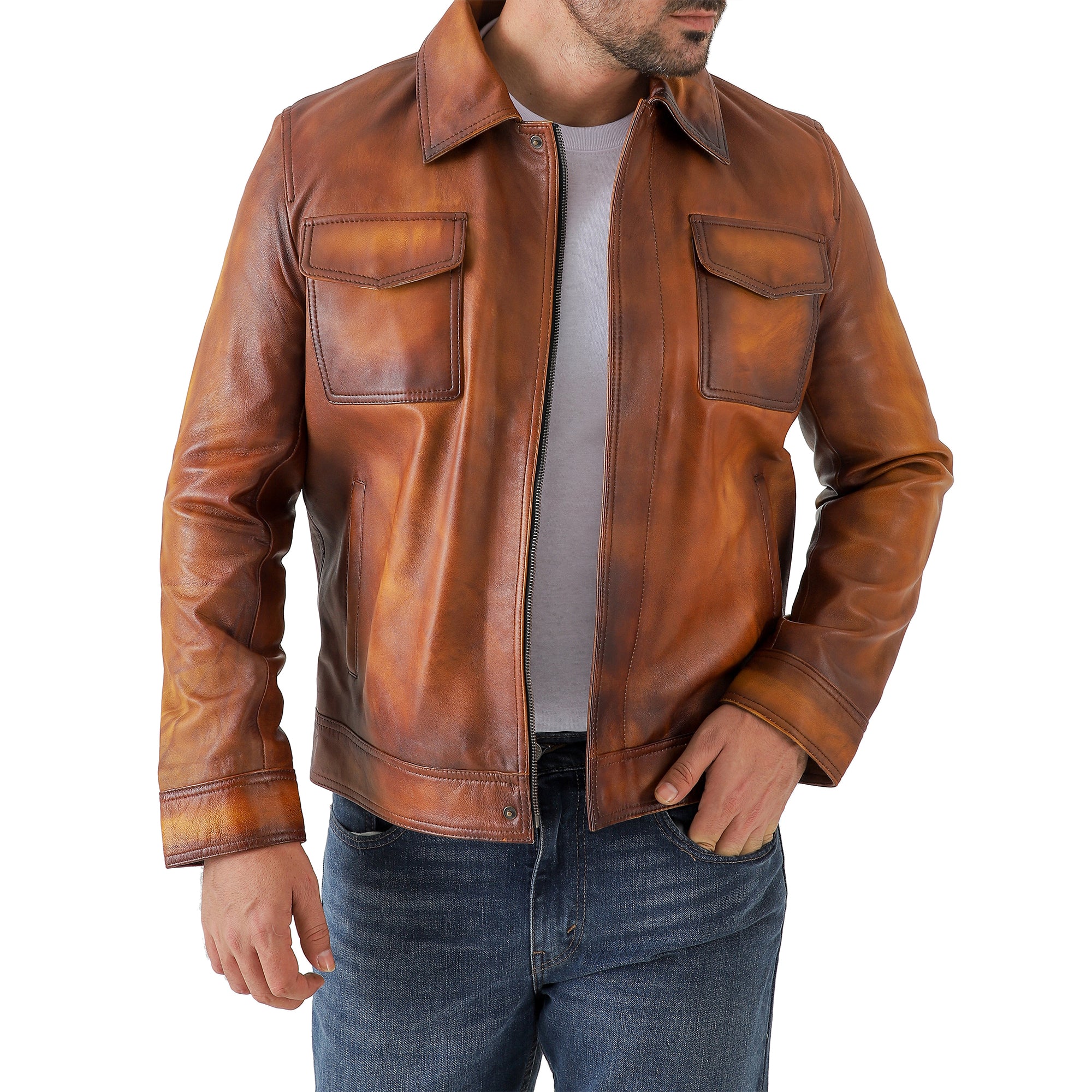 Men’s Vintage Leather Jacket