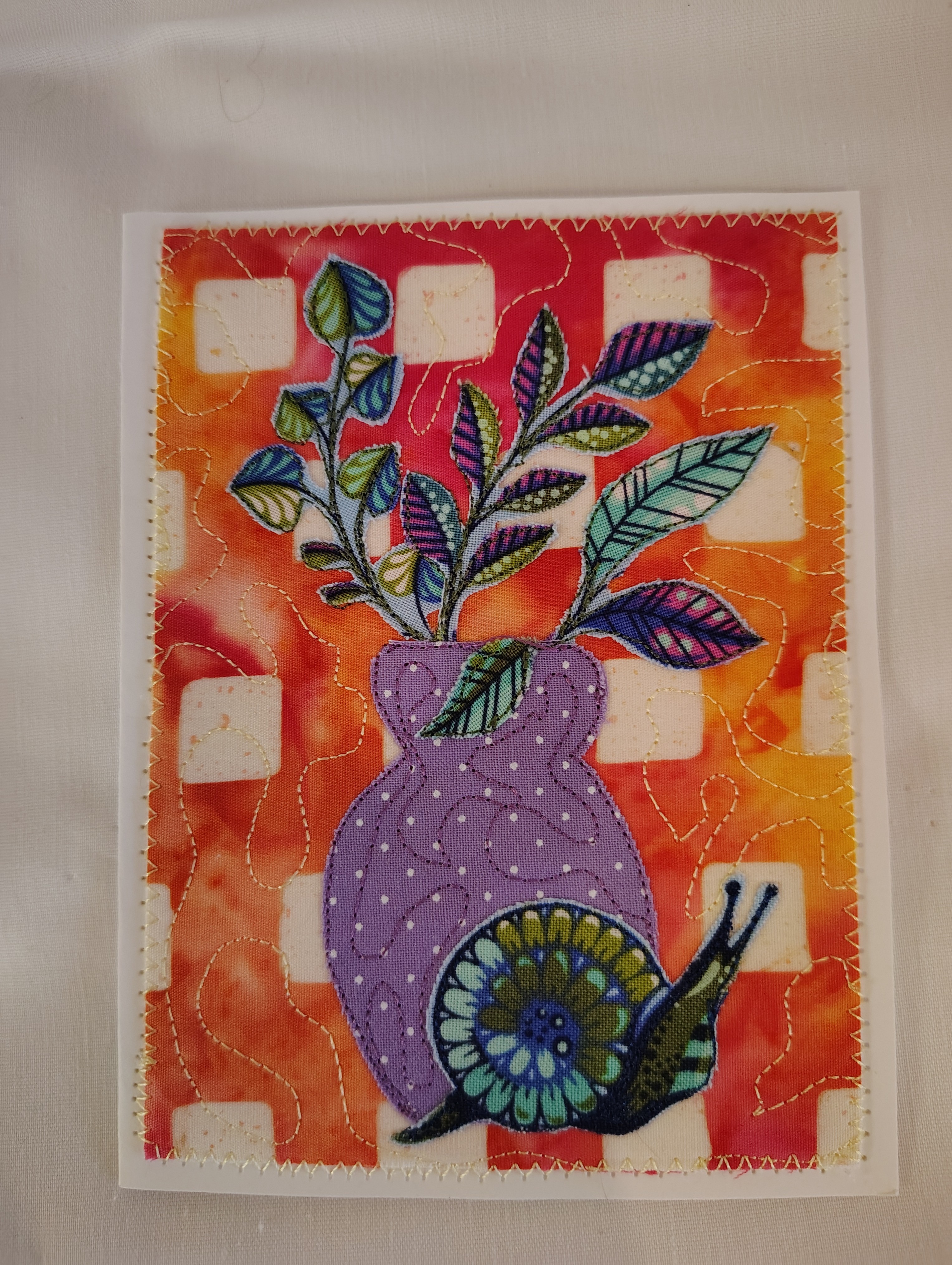 Handmade Art Greeting Card