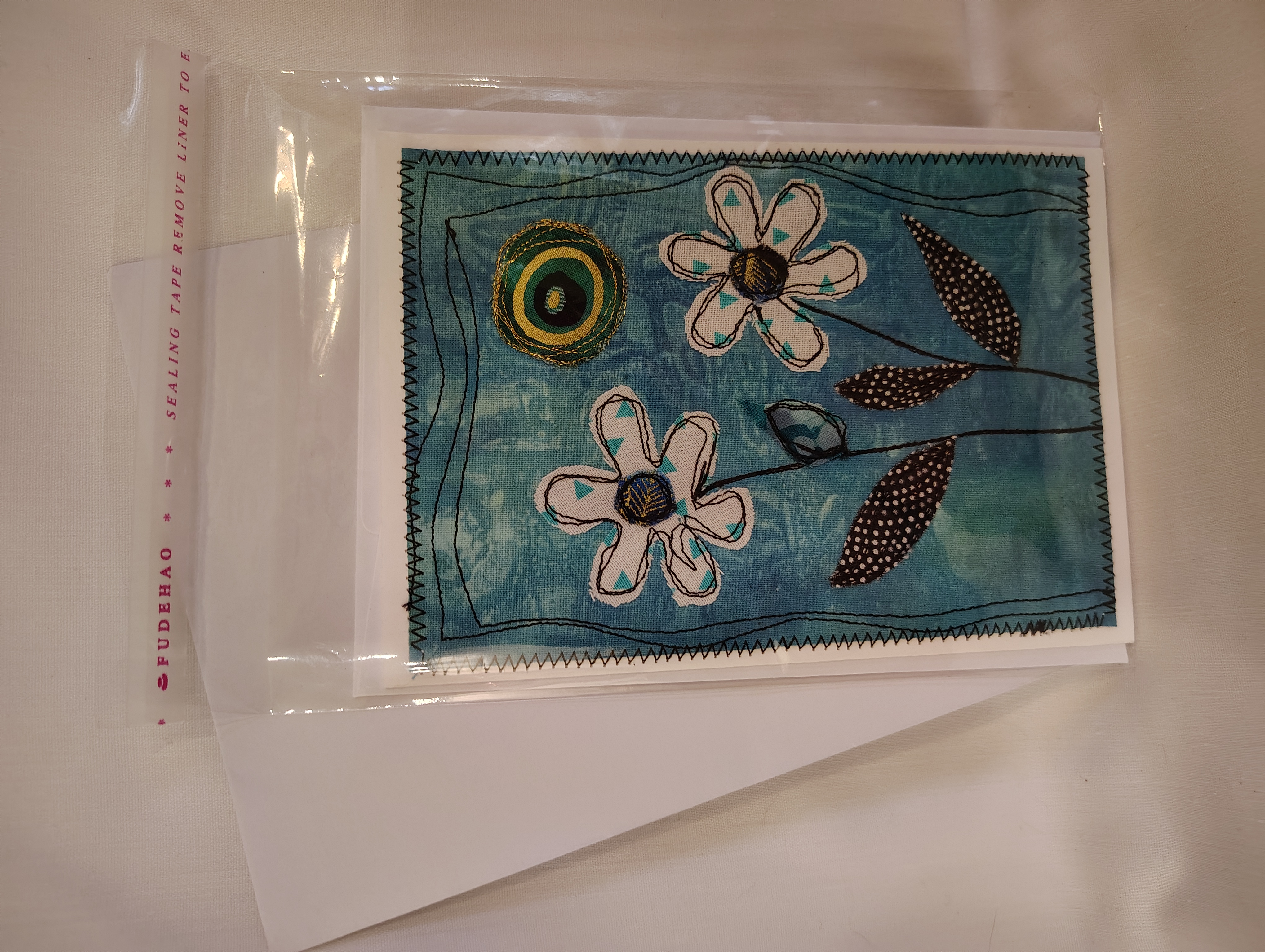 Handmade Floral Quilted Greeting Card