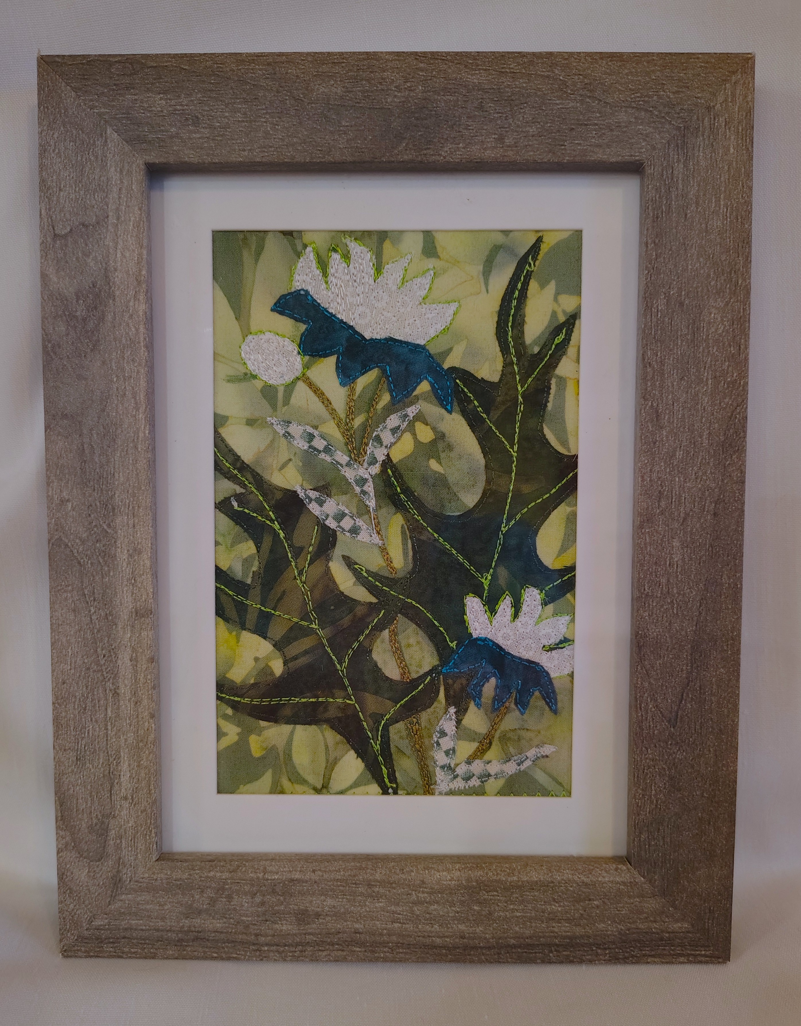 Handmade Quilted Floral Greeting Card