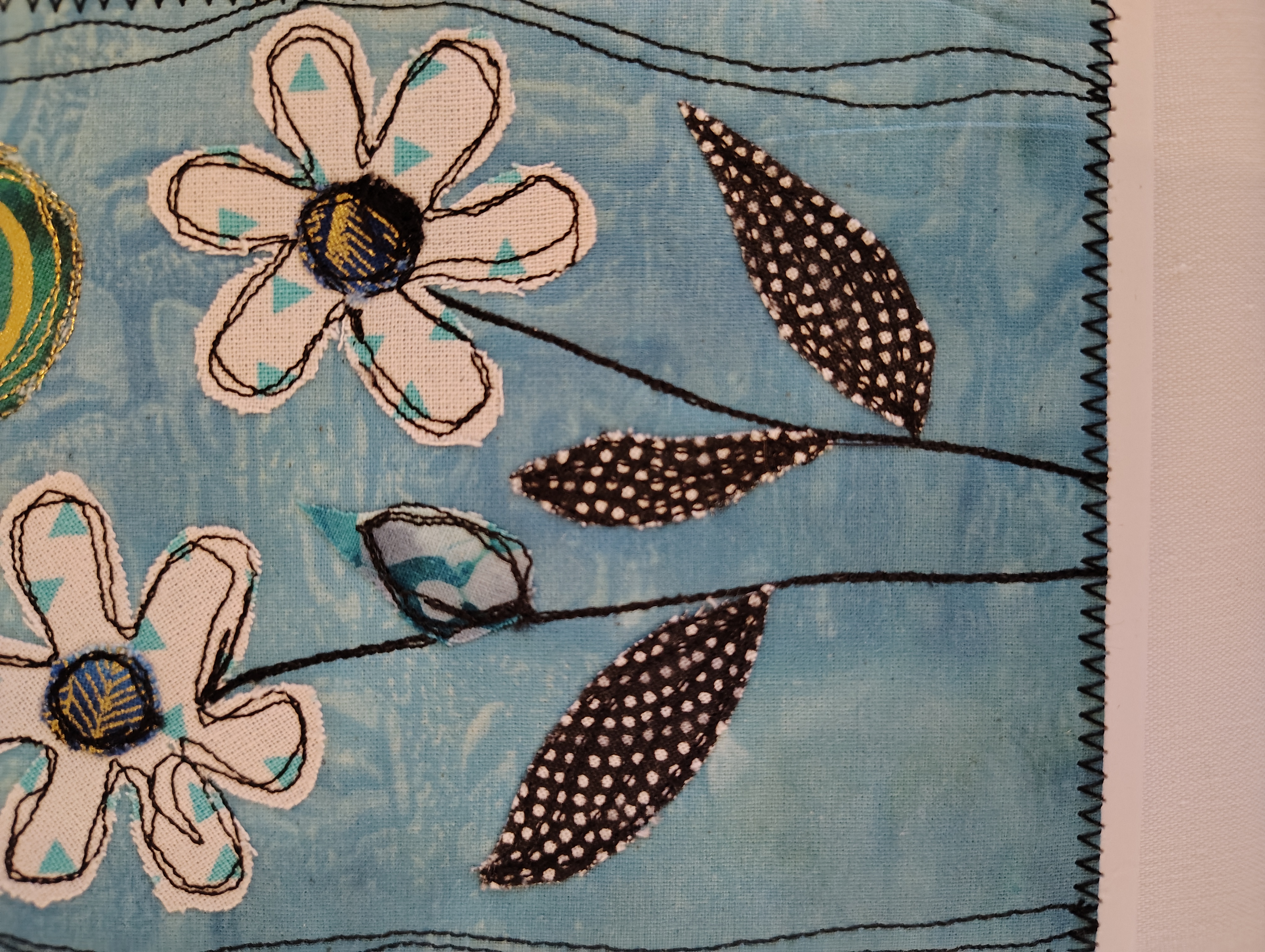 Handmade Floral Quilted Greeting Card