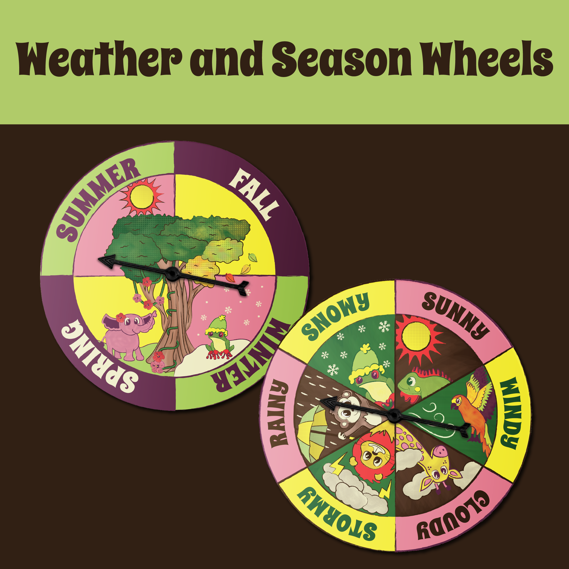 Funky Jungle Circle Time Classroom Set