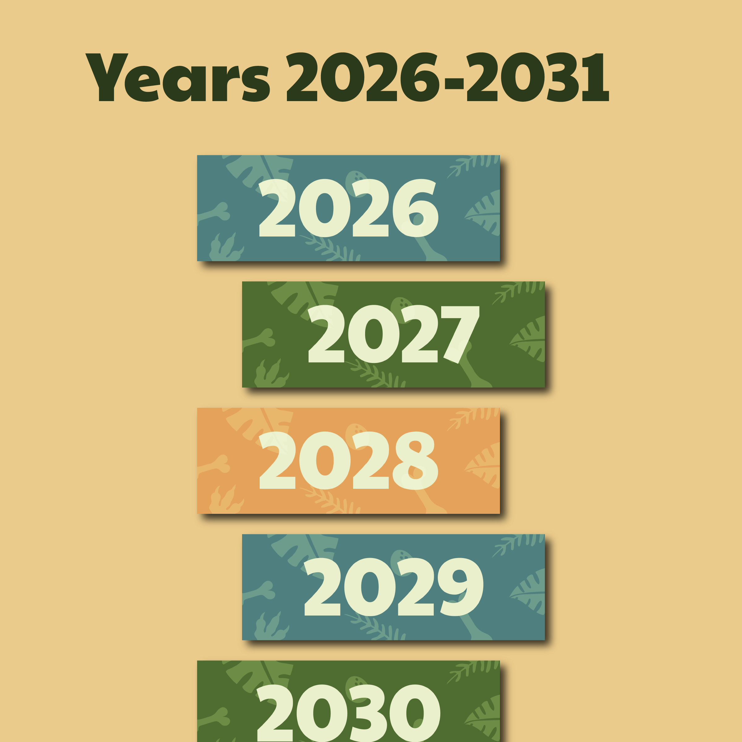 Dinosaur Classroom Calendar Months, Days & Years