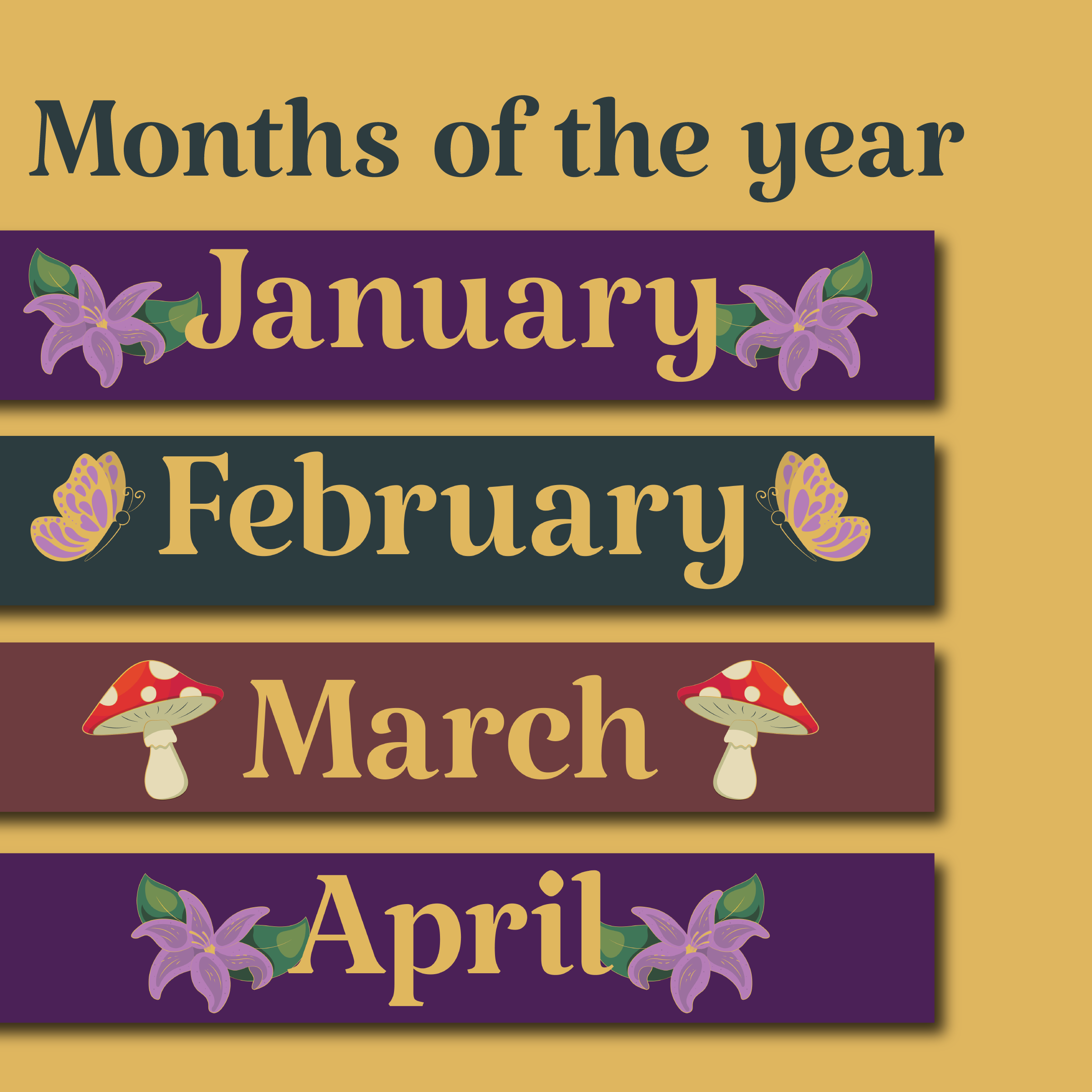 Enchanted Forest Classroom Calendar | Months, Days & Years