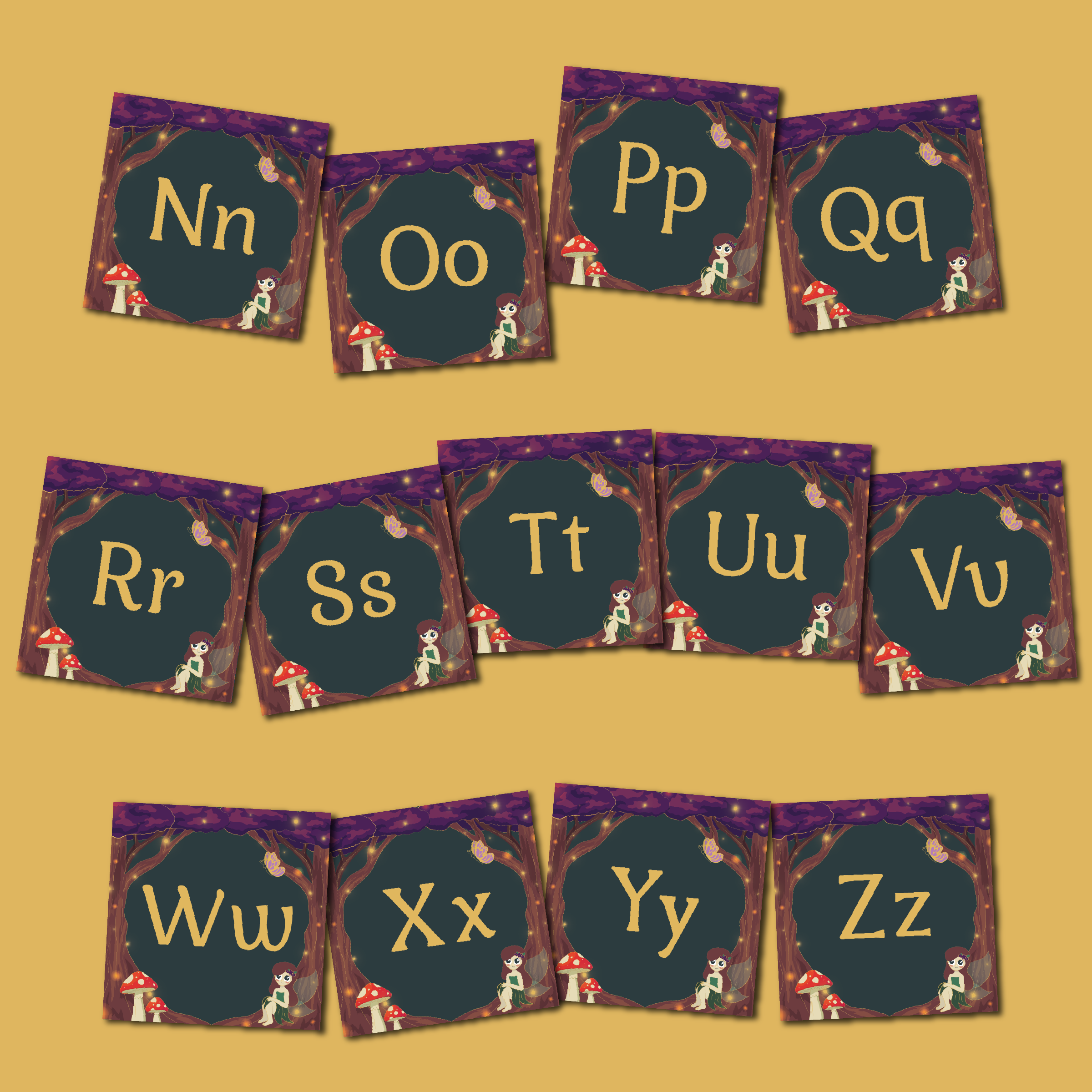 Alphabet Set Classroom Decor