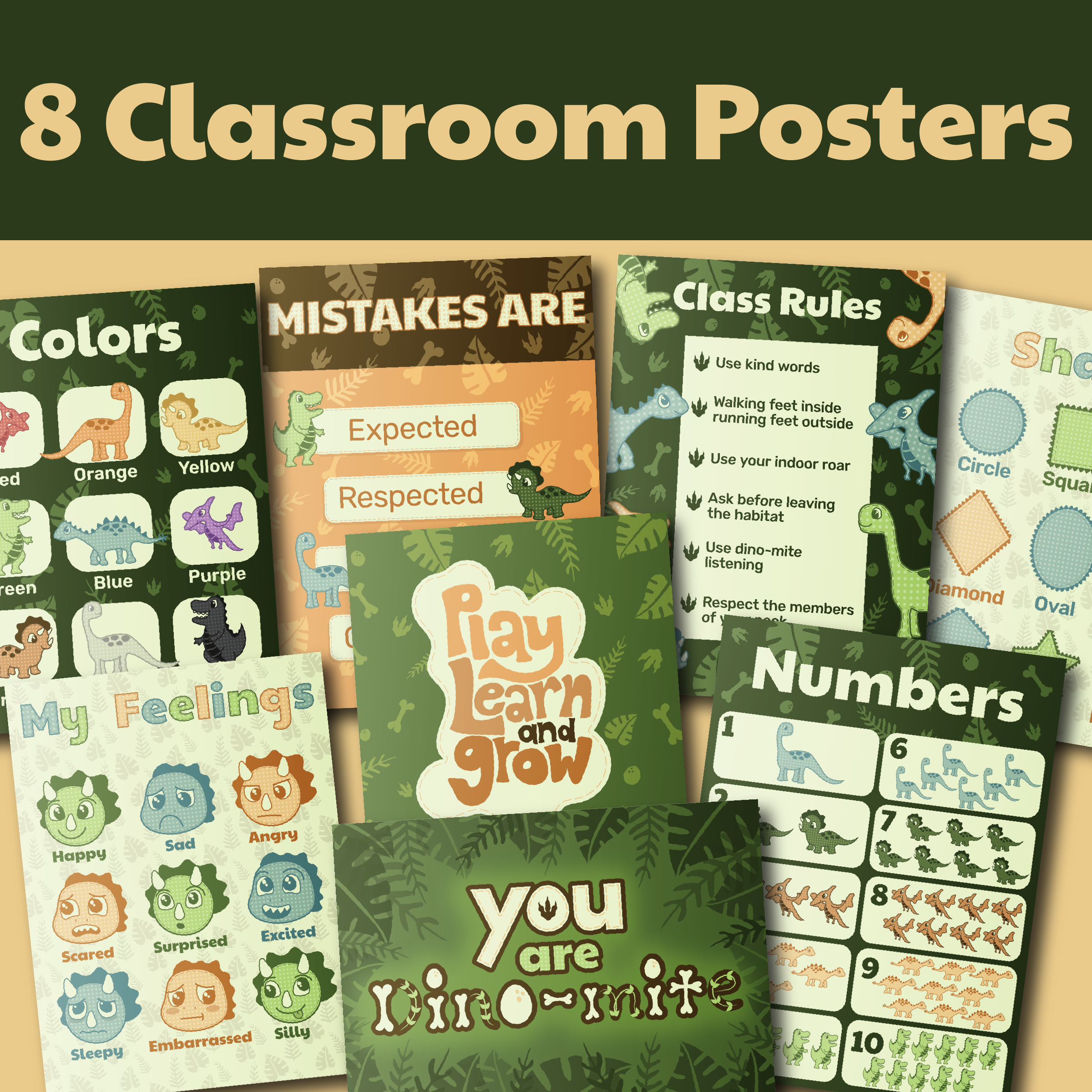 Dino Classroom Super Bundle