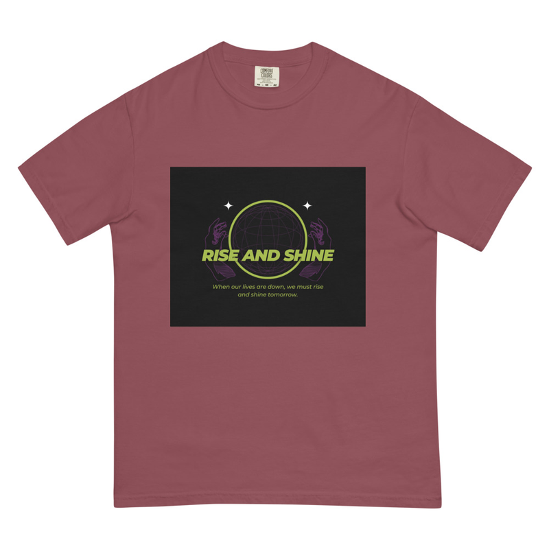 Unisex garment-dyed heavyweight t-shirt