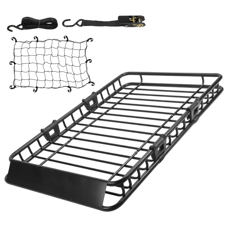 63x39x6.3in Universal Roof Rack Cargo Carrier Car