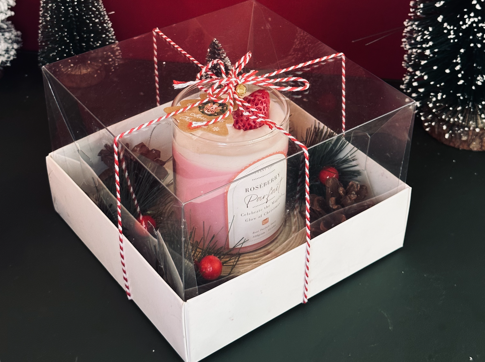 Roseberry Parfait Scented Candle Set