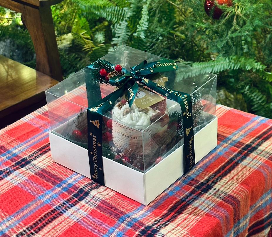 Frosted Roseberry Candle Set ( Velvet) | 250G