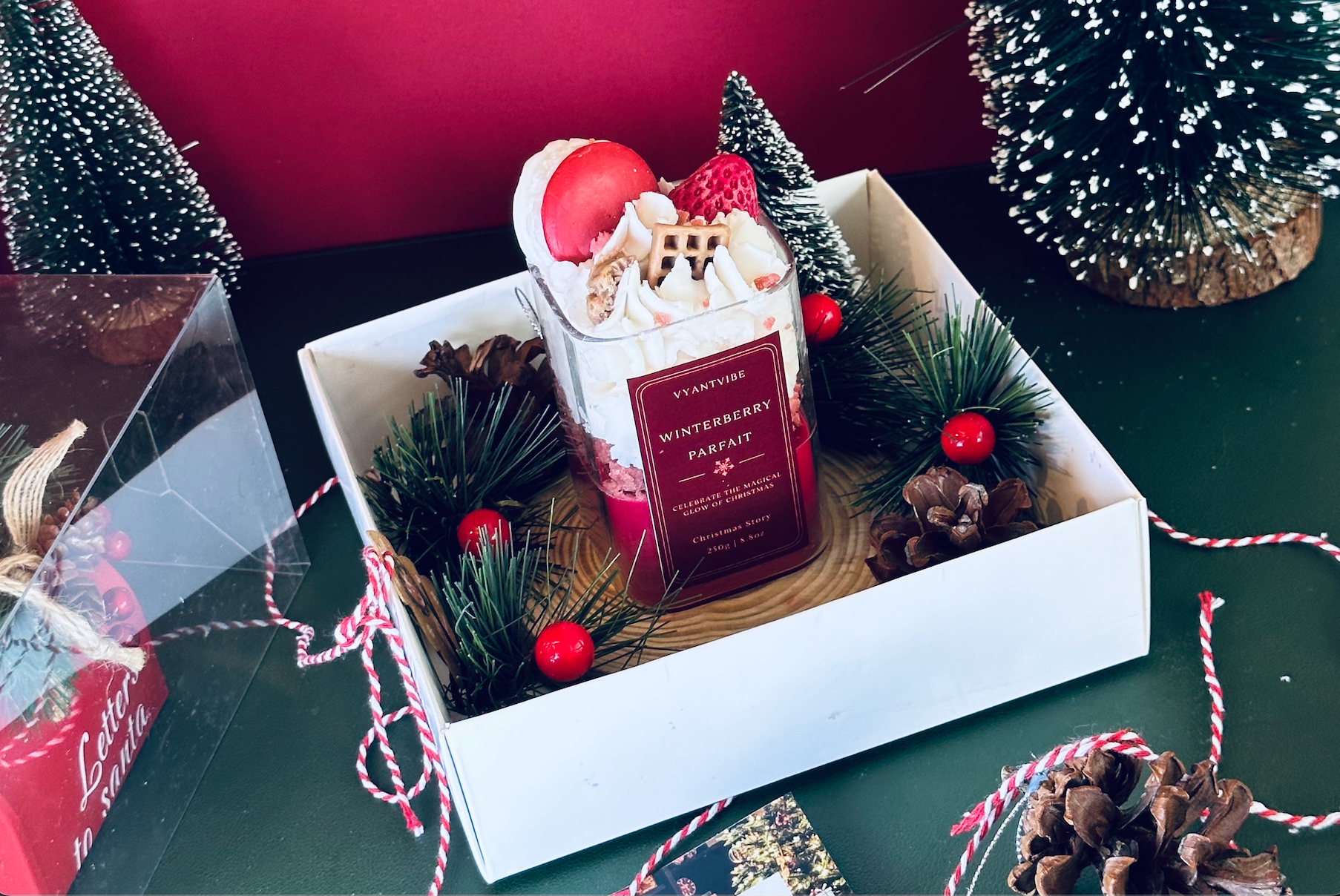 Winterberry Parfait Candle Set (Velvet) | 250G