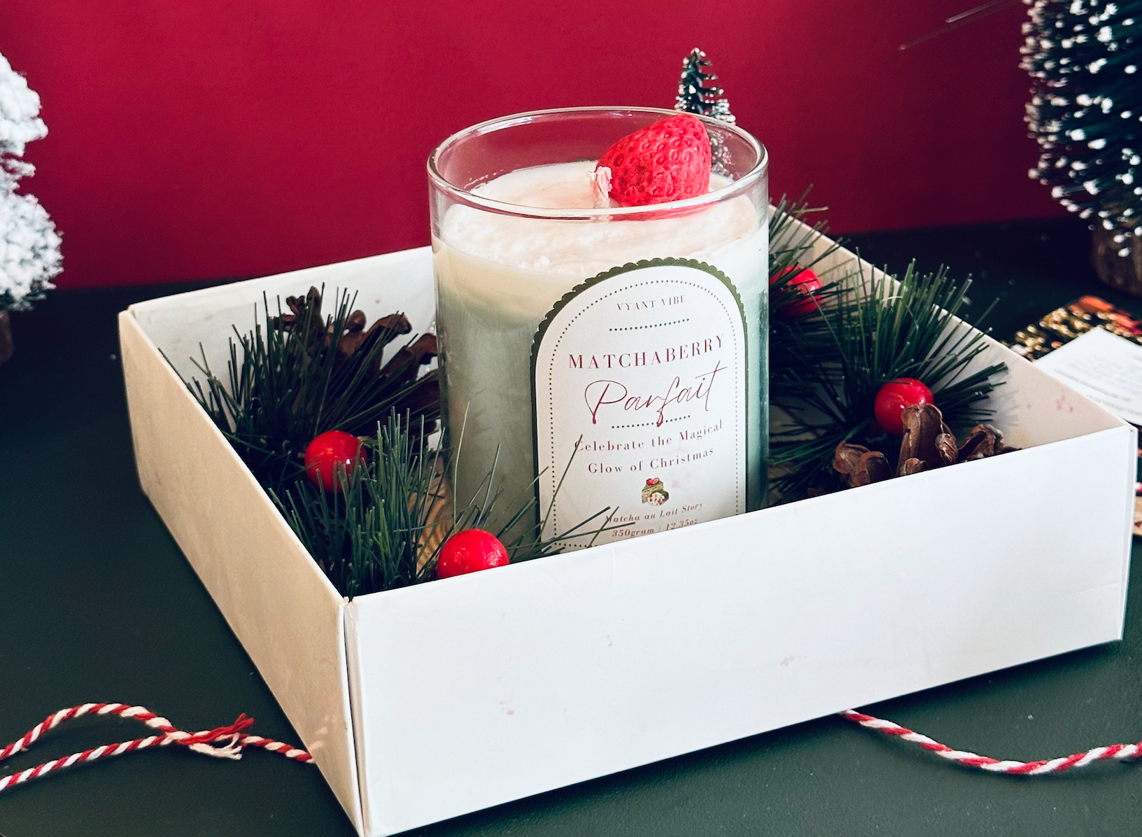 Matchaberry Parfait Candle | 350G