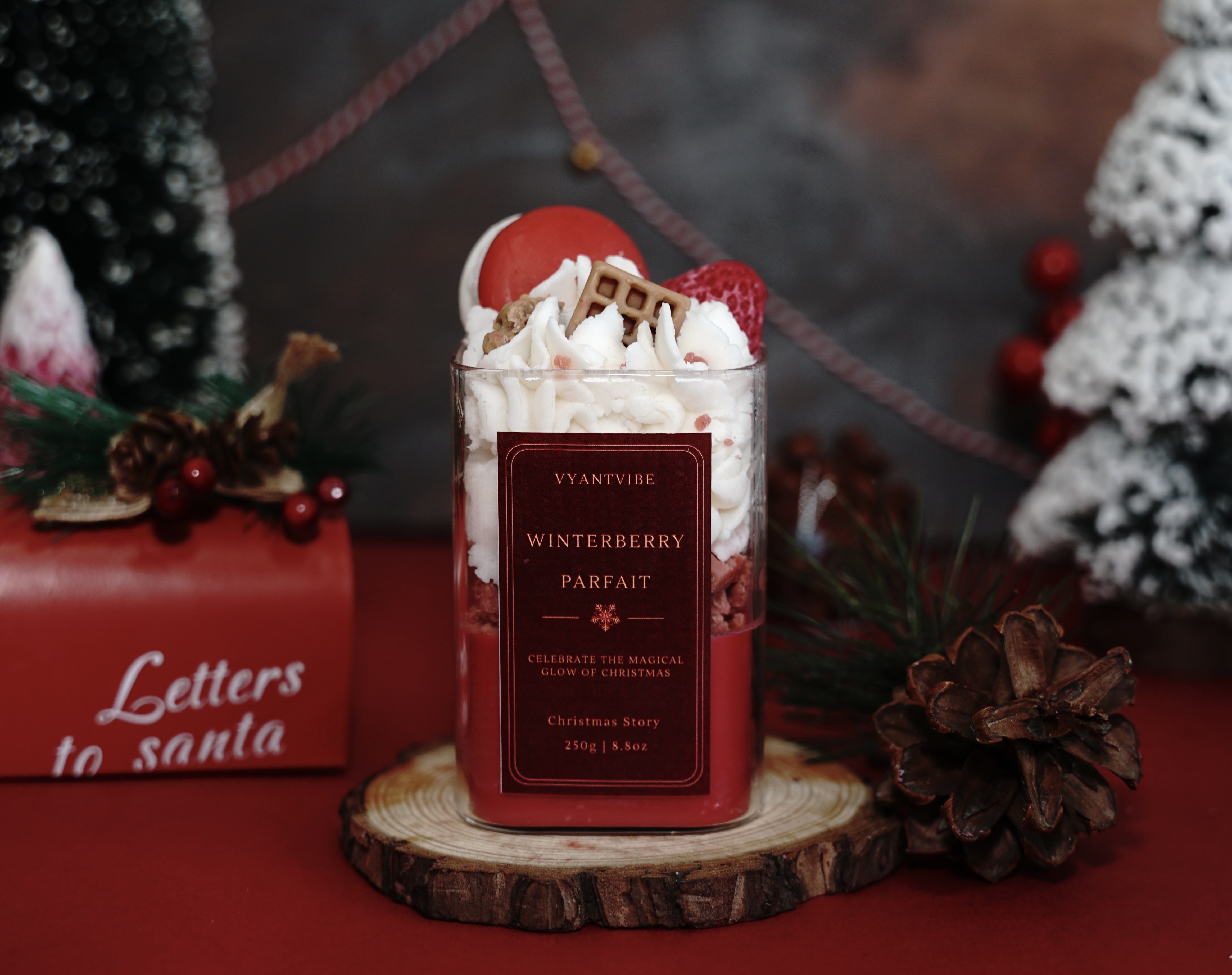 Winterberry Parfait Candle Set (Velvet) | 250G